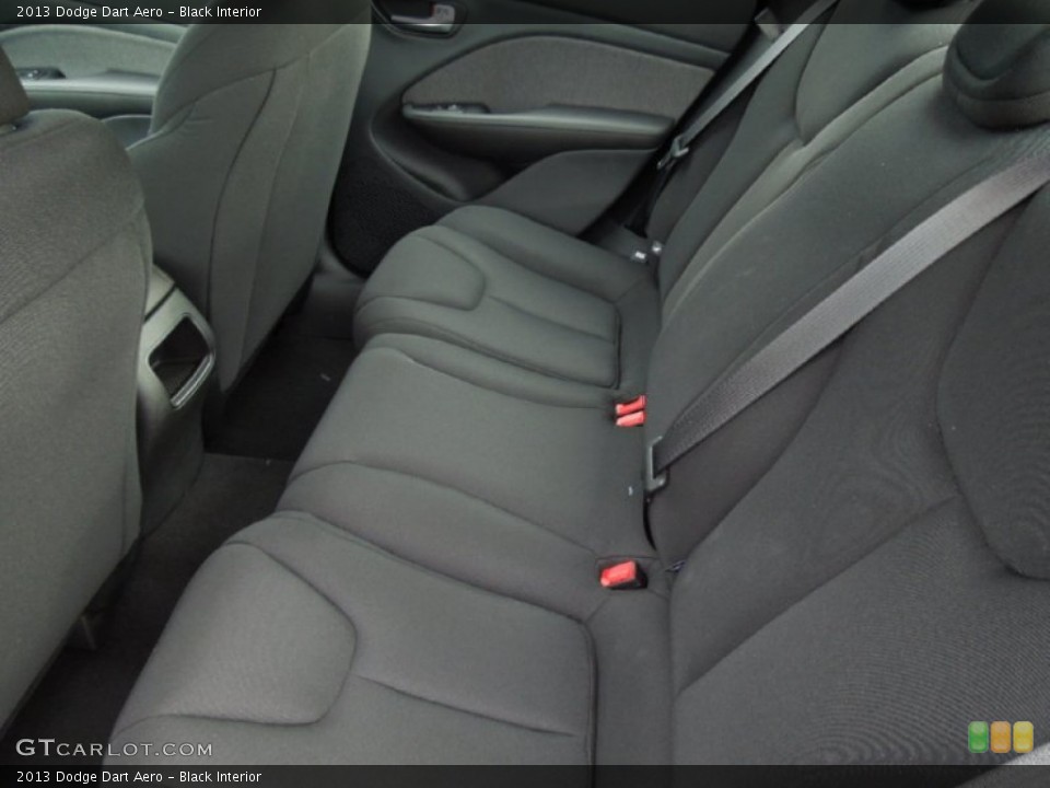 Black Interior Rear Seat for the 2013 Dodge Dart Aero #75761549