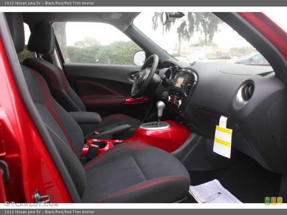 Black/Red/Red Trim Interior Photo for the 2013 Nissan Juke SV #75761846