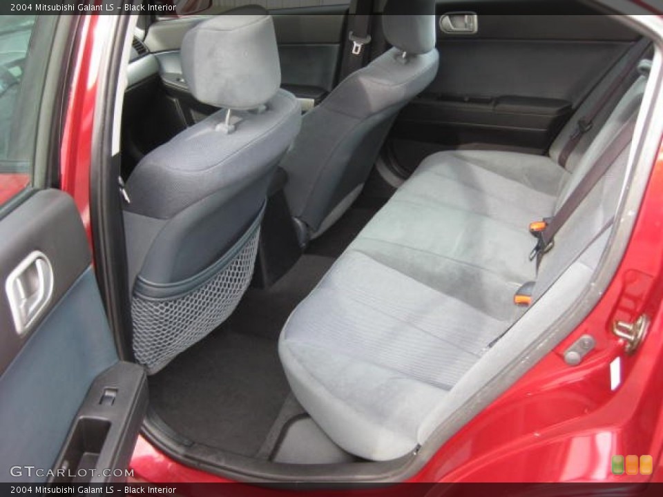 Black Interior Rear Seat for the 2004 Mitsubishi Galant LS #75762077