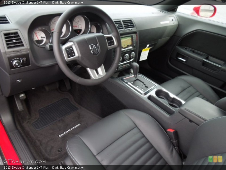 Dark Slate Gray Interior Prime Interior for the 2013 Dodge Challenger SXT Plus #75762274