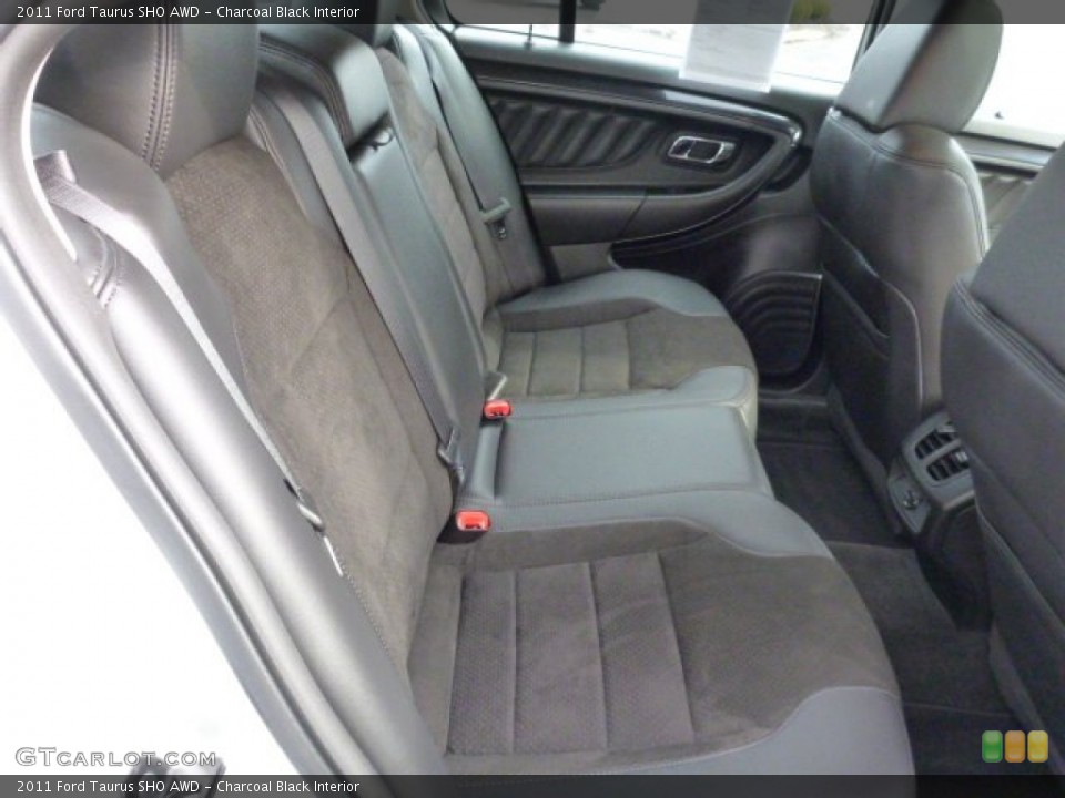 Charcoal Black Interior Rear Seat for the 2011 Ford Taurus SHO AWD #75762370