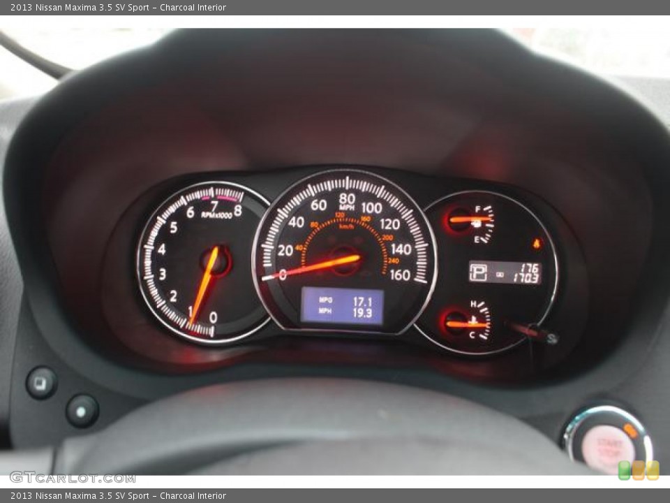 Charcoal Interior Gauges for the 2013 Nissan Maxima 3.5 SV Sport #75762950