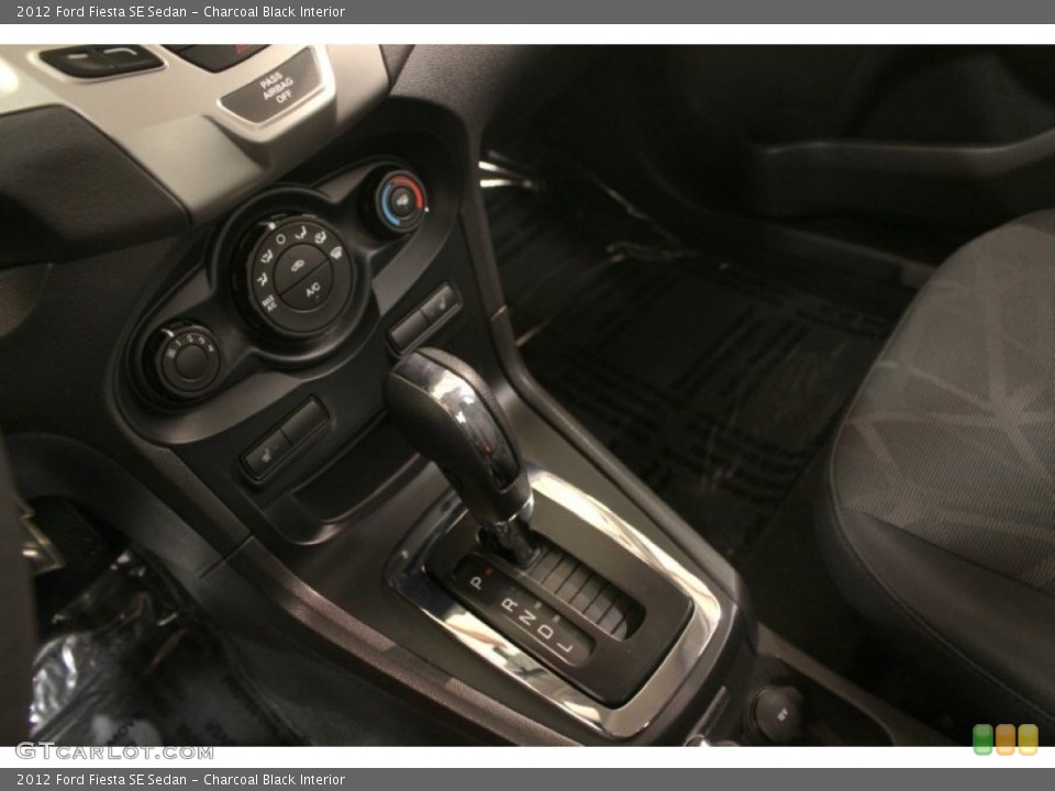 Charcoal Black Interior Transmission for the 2012 Ford Fiesta SE Sedan #75763275