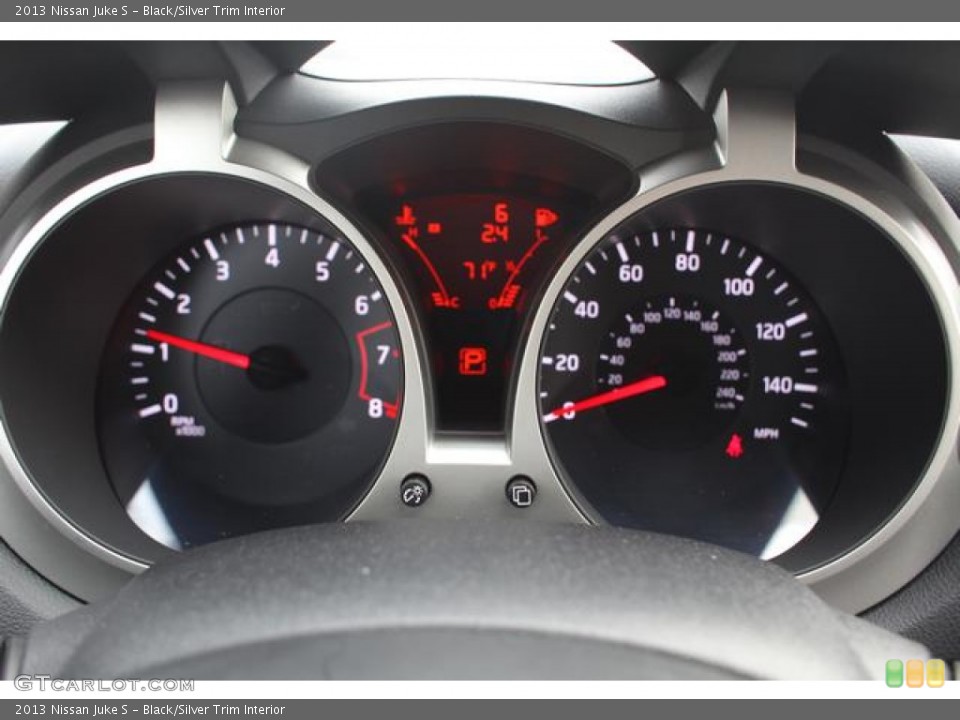Black/Silver Trim Interior Gauges for the 2013 Nissan Juke S #75763945