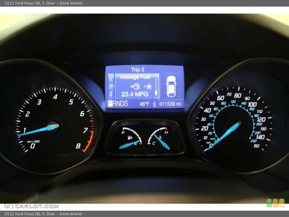 Stone Interior Gauges for the 2012 Ford Focus SEL 5-Door #75764651