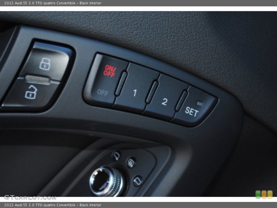 Black Interior Controls for the 2013 Audi S5 3.0 TFSI quattro Convertible #75764759