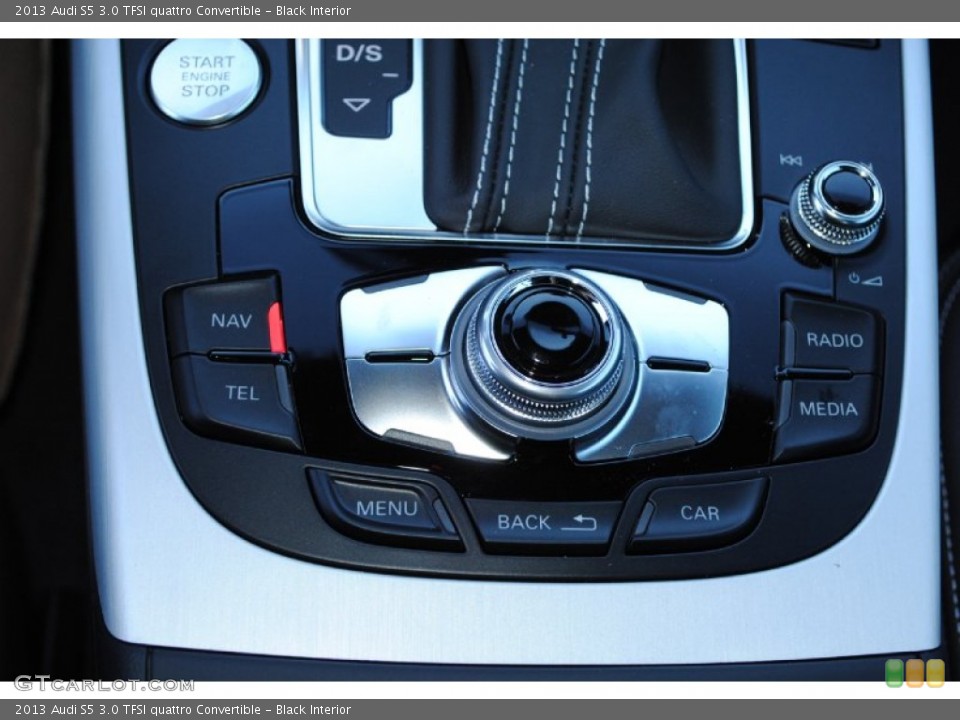 Black Interior Controls for the 2013 Audi S5 3.0 TFSI quattro Convertible #75764886