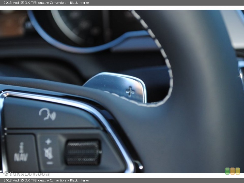Black Interior Controls for the 2013 Audi S5 3.0 TFSI quattro Convertible #75765014