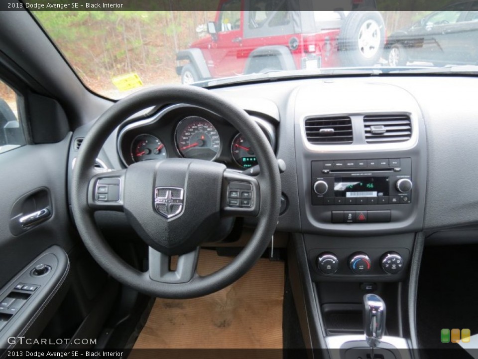 Black Interior Dashboard for the 2013 Dodge Avenger SE #75765343