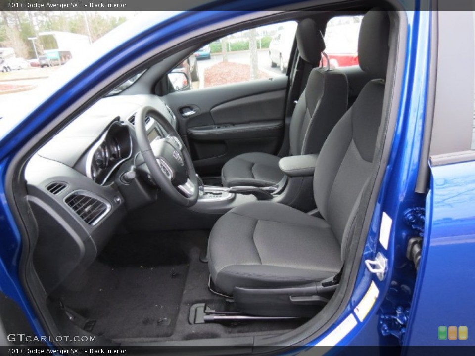 Black Interior Front Seat for the 2013 Dodge Avenger SXT #75765824