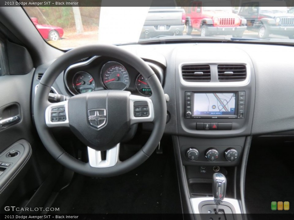 Black Interior Dashboard for the 2013 Dodge Avenger SXT #75765874