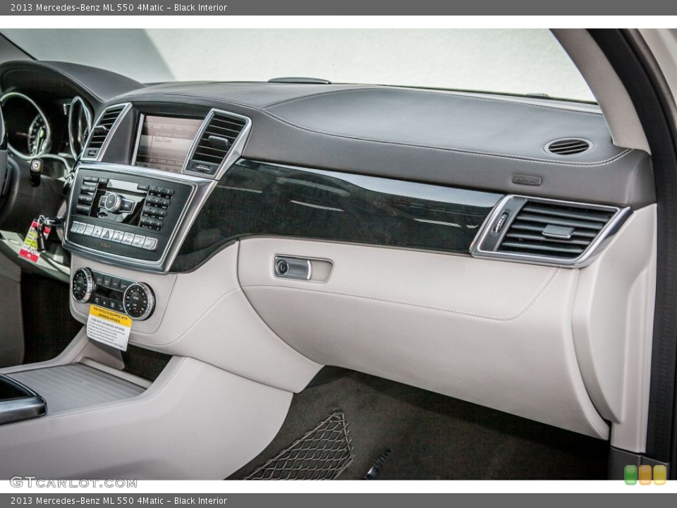 Black Interior Dashboard for the 2013 Mercedes-Benz ML 550 4Matic #75766336
