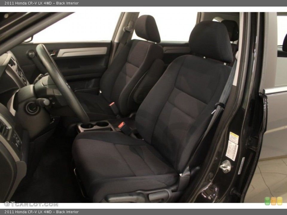 Black Interior Front Seat for the 2011 Honda CR-V LX 4WD #75766891
