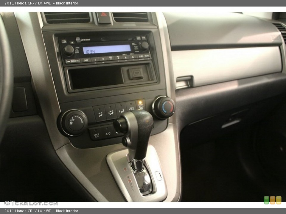 Black Interior Controls for the 2011 Honda CR-V LX 4WD #75766941