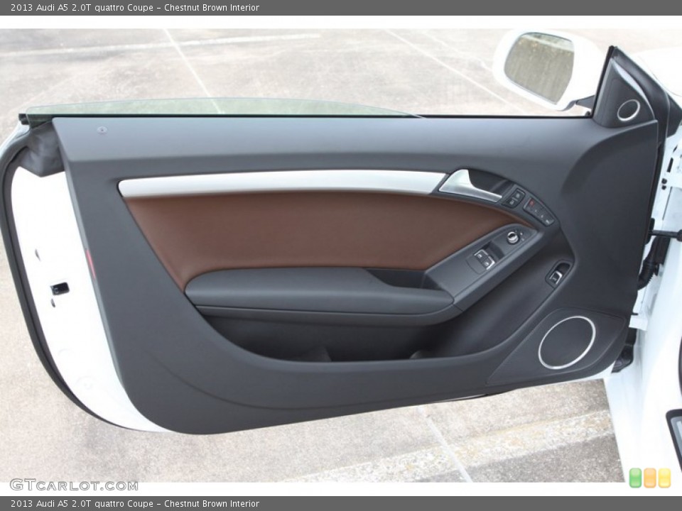 Chestnut Brown Interior Door Panel for the 2013 Audi A5 2.0T quattro Coupe #75768386