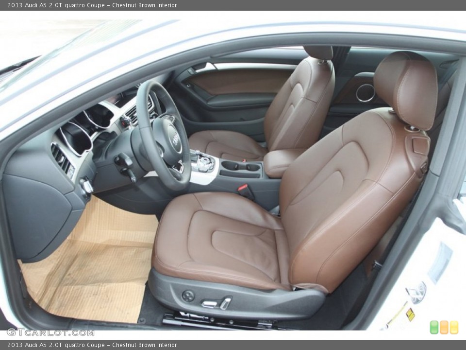 Chestnut Brown Interior Front Seat for the 2013 Audi A5 2.0T quattro Coupe #75768425