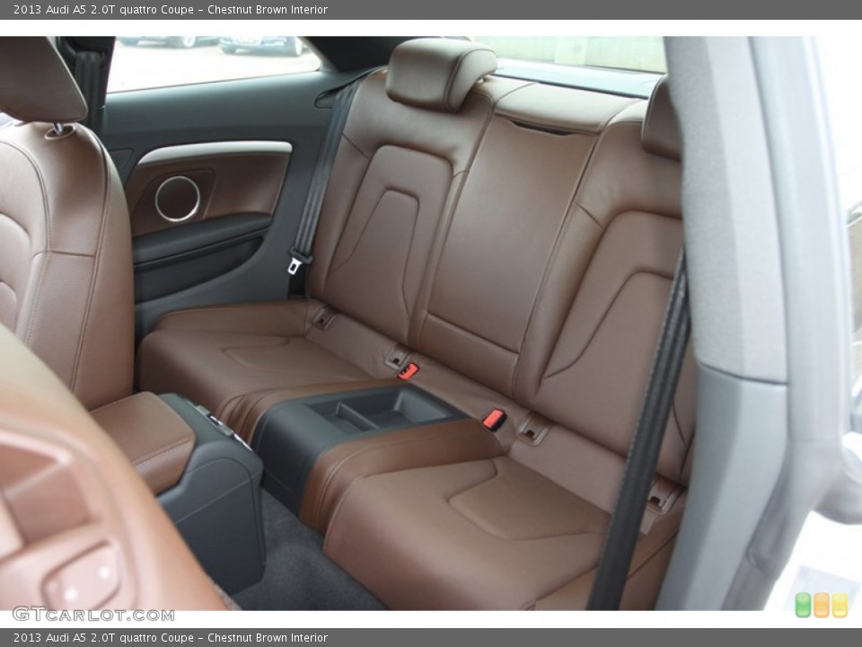 Chestnut Brown Interior Rear Seat for the 2013 Audi A5 2.0T quattro Coupe #75768440