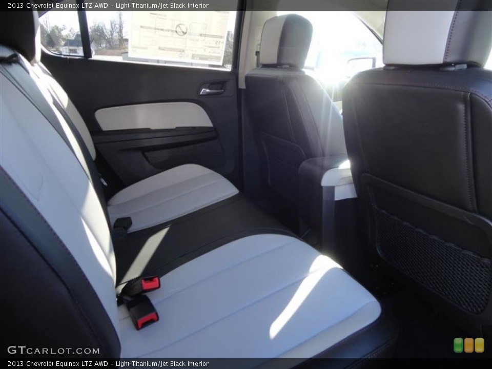 Light Titanium/Jet Black Interior Rear Seat for the 2013 Chevrolet Equinox LTZ AWD #75770420
