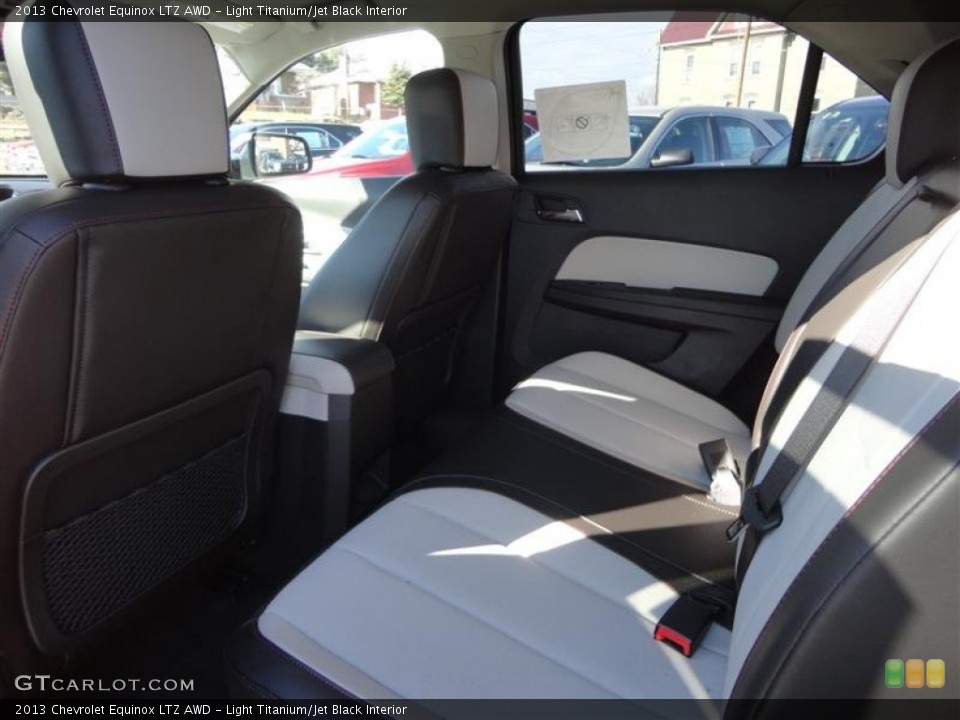 Light Titanium/Jet Black Interior Rear Seat for the 2013 Chevrolet Equinox LTZ AWD #75770440