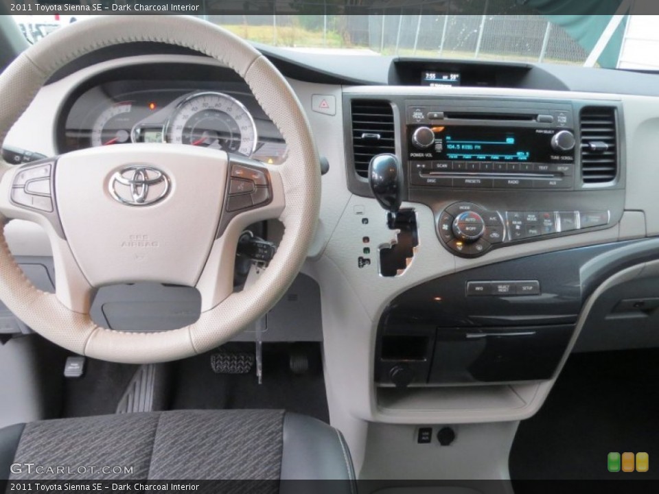 Dark Charcoal Interior Dashboard for the 2011 Toyota Sienna SE #75773117