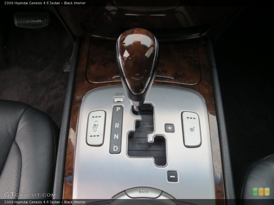 Black Interior Transmission for the 2009 Hyundai Genesis 4.6 Sedan #75773836