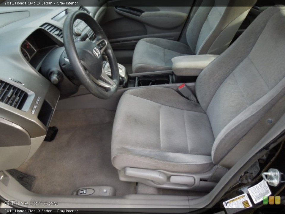 Gray Interior Photo for the 2011 Honda Civic LX Sedan #75774446