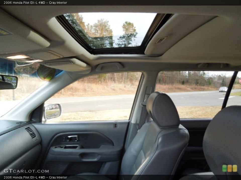 Gray Interior Sunroof for the 2006 Honda Pilot EX-L 4WD #75776186