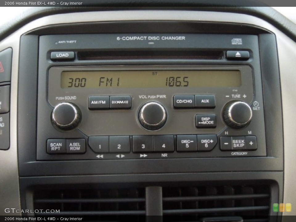 Gray Interior Audio System for the 2006 Honda Pilot EX-L 4WD #75776237