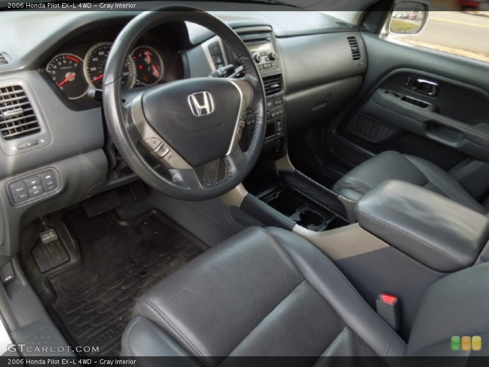Gray Interior Prime Interior for the 2006 Honda Pilot EX-L 4WD #75776379
