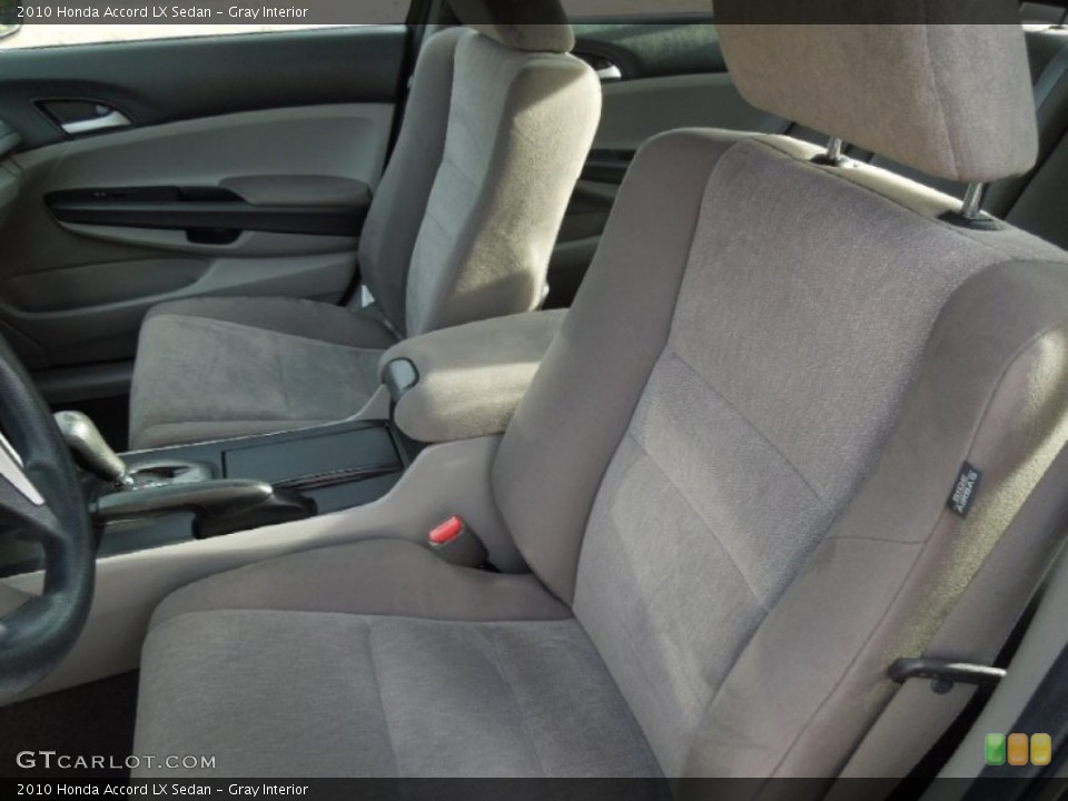 Gray Interior Front Seat for the 2010 Honda Accord LX Sedan #75776848