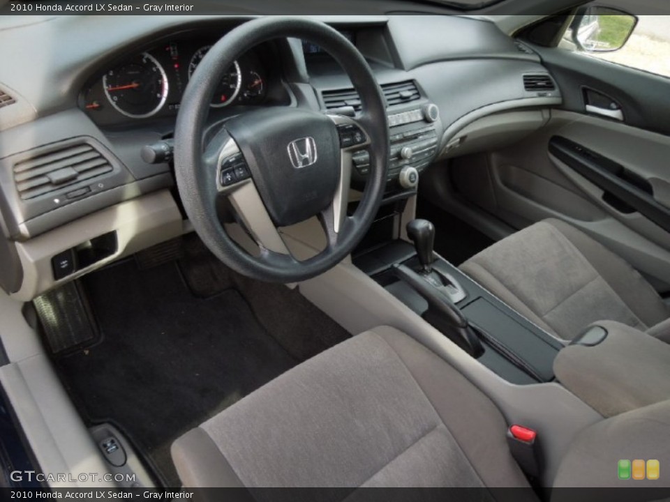 Gray Interior Prime Interior for the 2010 Honda Accord LX Sedan #75777044
