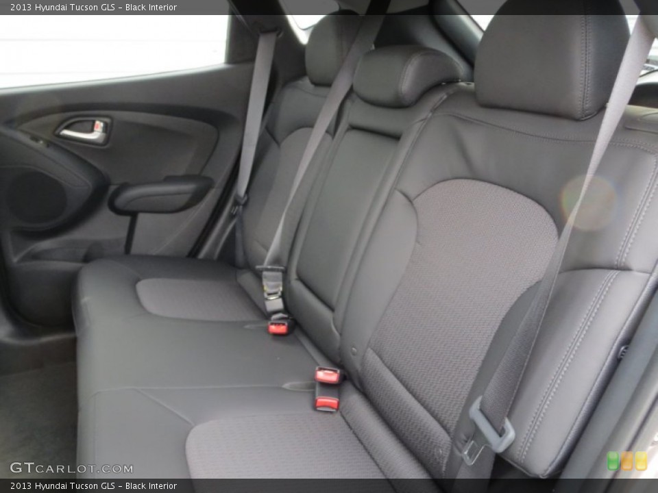 Black Interior Rear Seat for the 2013 Hyundai Tucson GLS #75777524