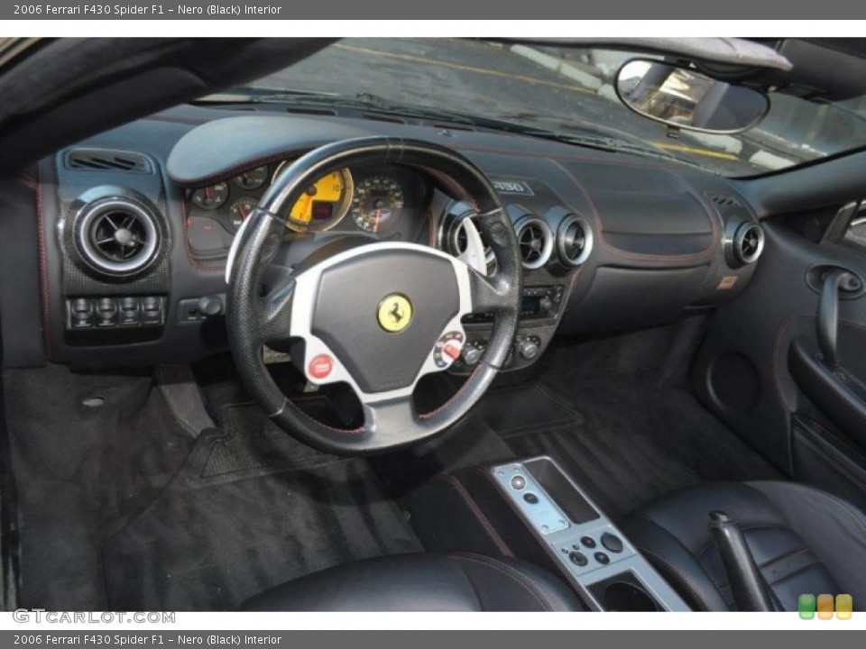 Nero (Black) Interior Dashboard for the 2006 Ferrari F430 Spider F1 #75777584