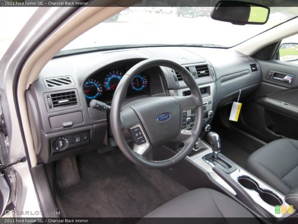 Charcoal Black Interior Prime Interior for the 2011 Ford Fusion SEL #75777755