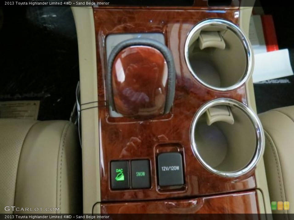 Sand Beige Interior Transmission for the 2013 Toyota Highlander Limited 4WD #75779375
