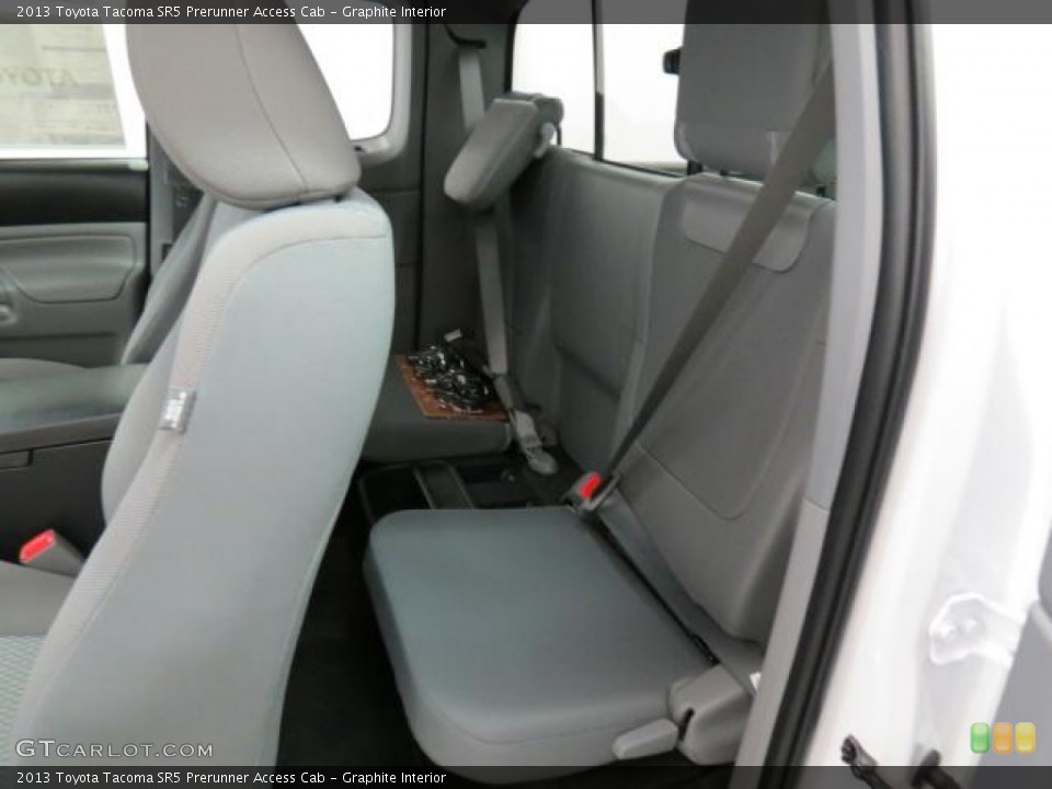 Graphite Interior Rear Seat for the 2013 Toyota Tacoma SR5 Prerunner Access Cab #75779555