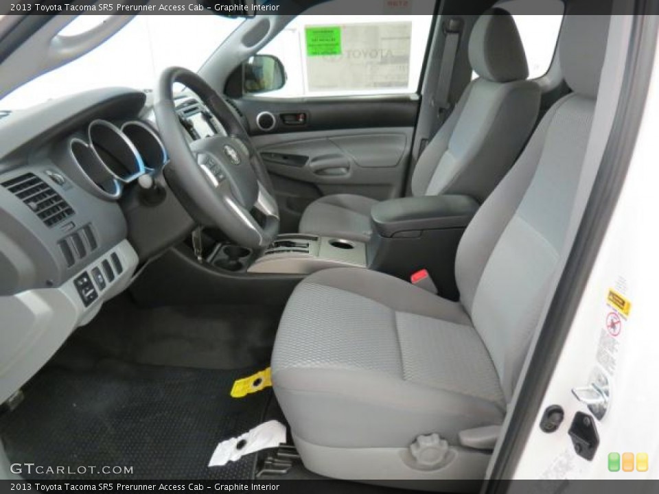 Graphite Interior Photo for the 2013 Toyota Tacoma SR5 Prerunner Access Cab #75779573