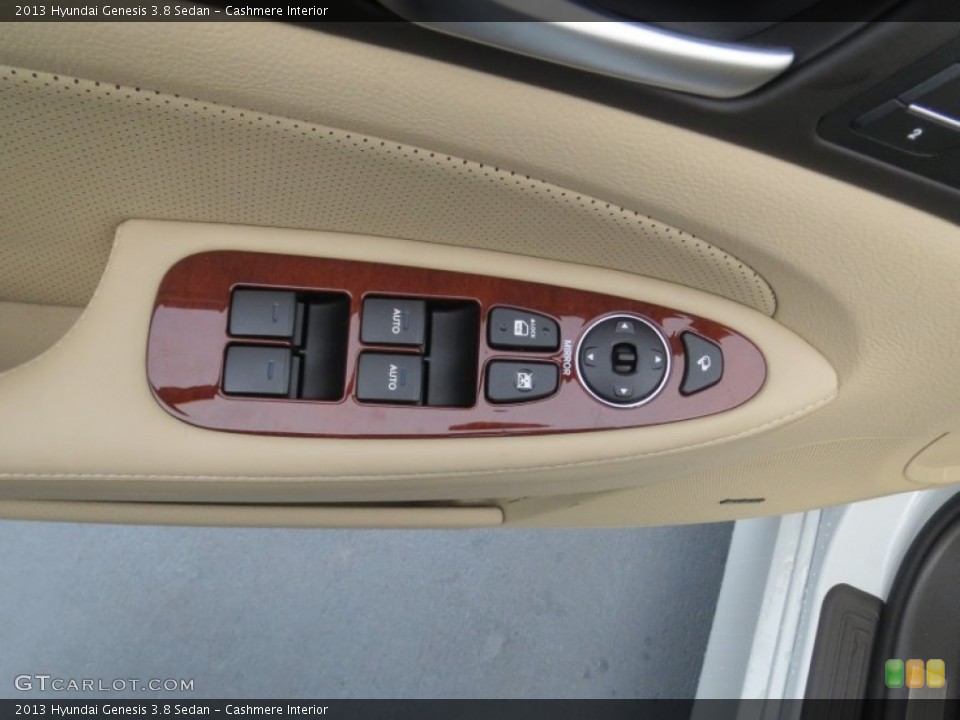 Cashmere Interior Controls for the 2013 Hyundai Genesis 3.8 Sedan #75779696