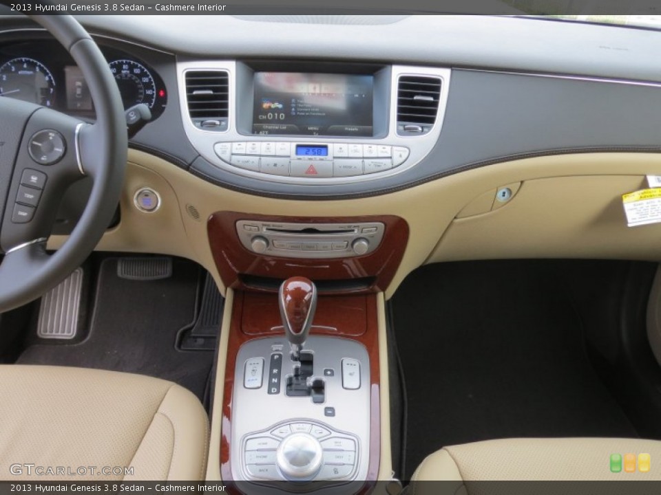 Cashmere Interior Controls for the 2013 Hyundai Genesis 3.8 Sedan #75779764