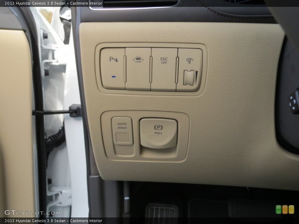 Cashmere Interior Controls for the 2013 Hyundai Genesis 3.8 Sedan #75779879