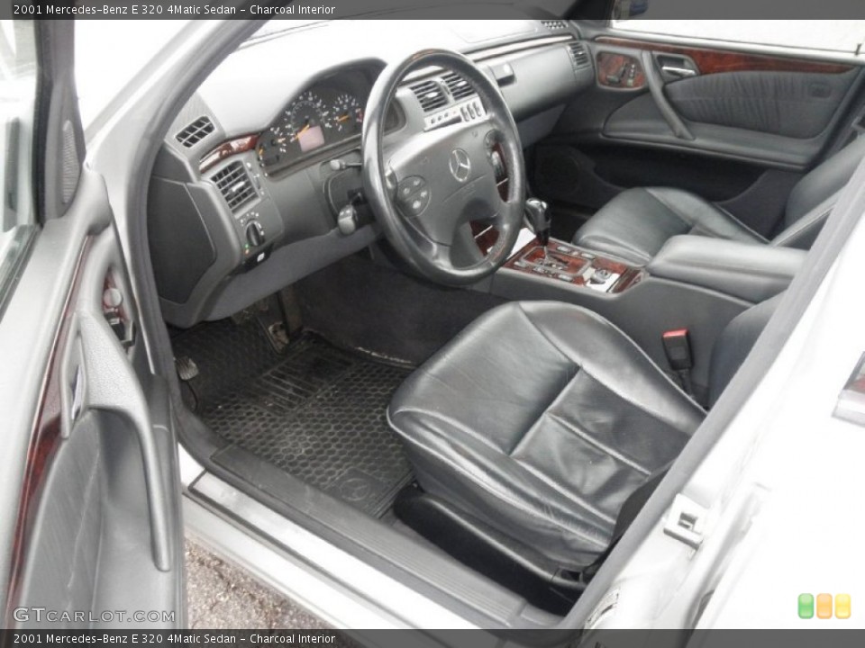 Charcoal Interior Prime Interior for the 2001 Mercedes-Benz E 320 4Matic Sedan #75780914