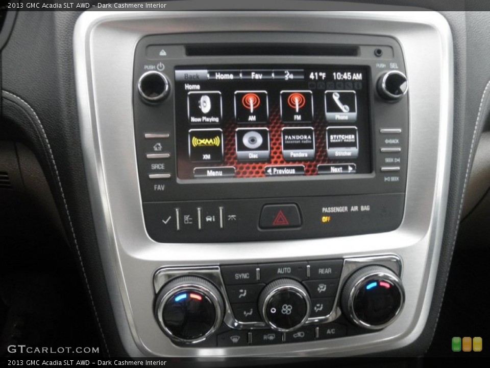 Dark Cashmere Interior Audio System for the 2013 GMC Acadia SLT AWD #75781412