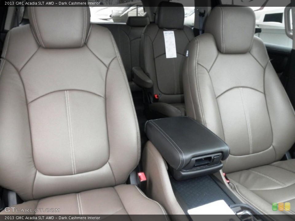 Dark Cashmere Interior Front Seat for the 2013 GMC Acadia SLT AWD #75781655