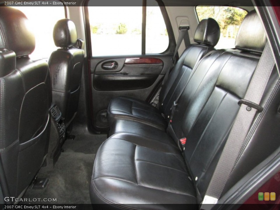 Ebony Interior Rear Seat for the 2007 GMC Envoy SLT 4x4 #75783158