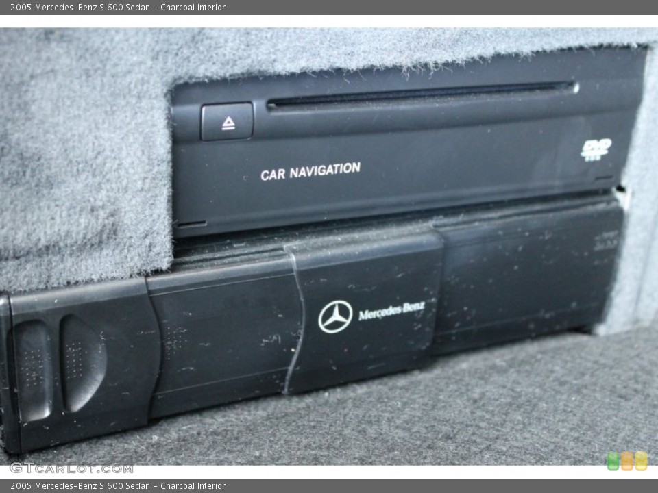 Charcoal Interior Audio System for the 2005 Mercedes-Benz S 600 Sedan #75783547