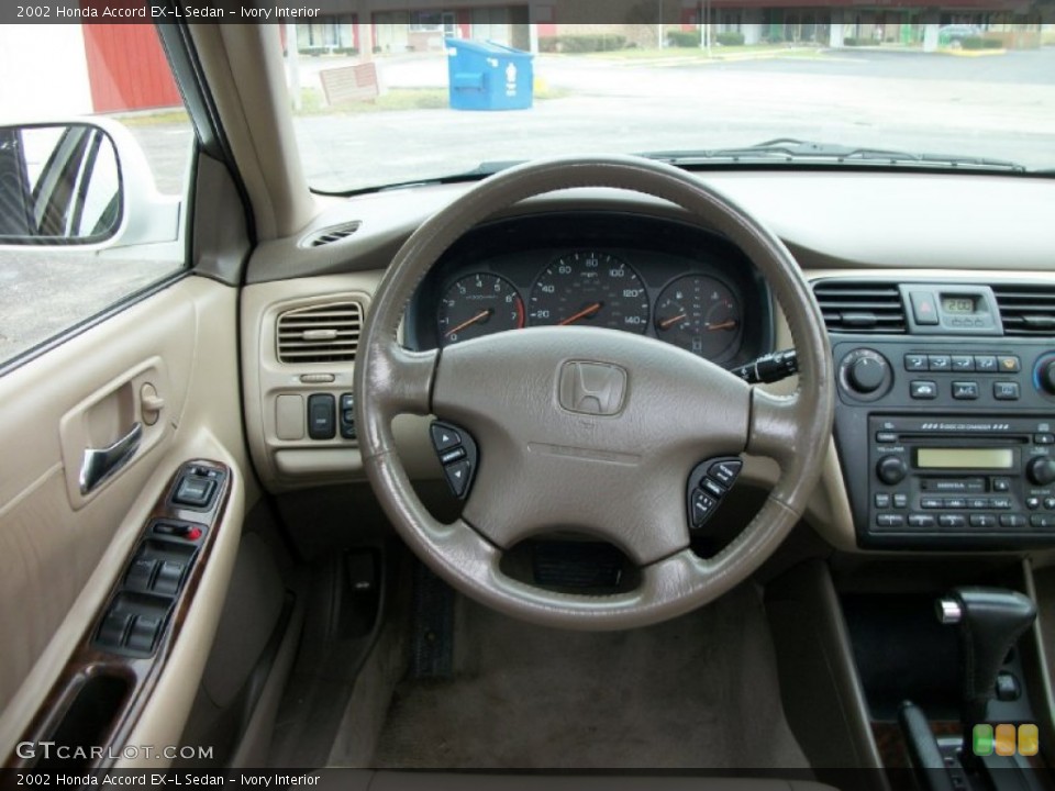 Ivory Interior Steering Wheel for the 2002 Honda Accord EX-L Sedan #75788758