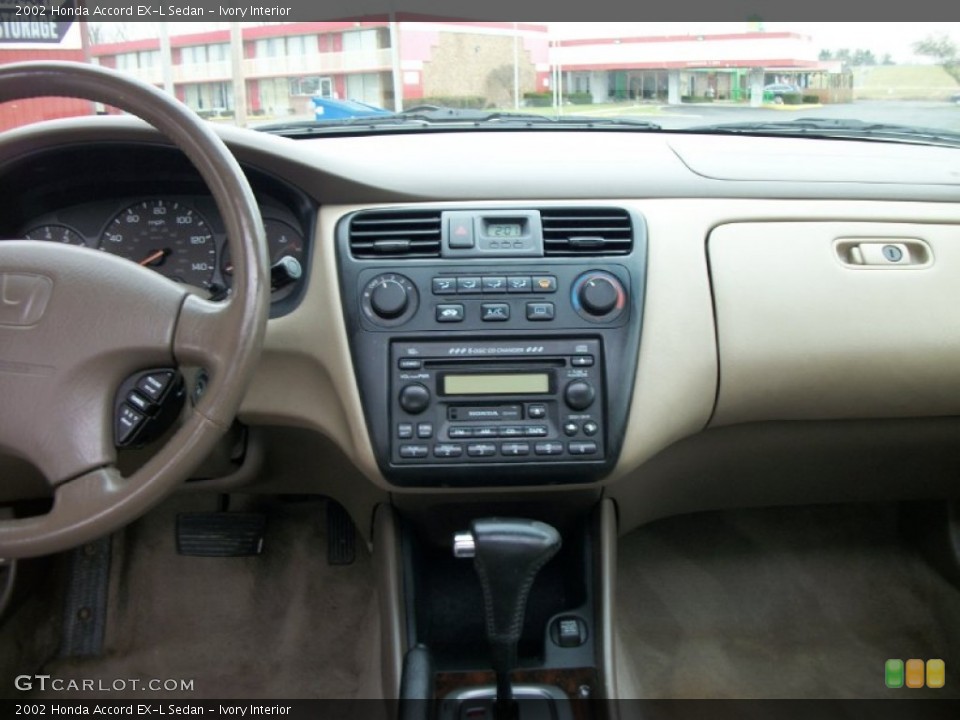 Ivory Interior Dashboard for the 2002 Honda Accord EX-L Sedan #75788804