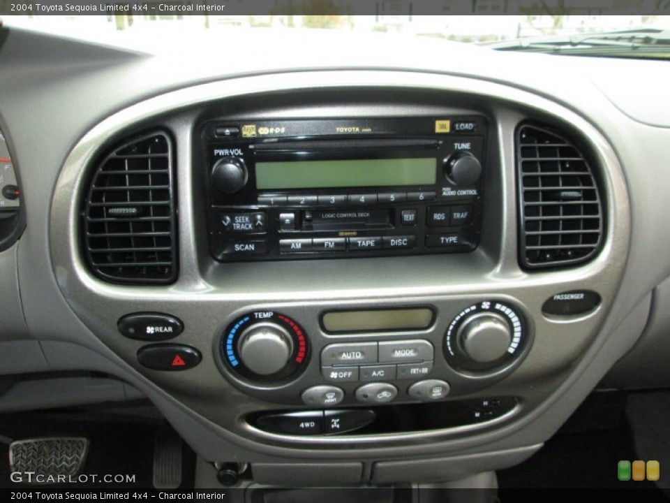 Charcoal Interior Controls for the 2004 Toyota Sequoia Limited 4x4 #75791746