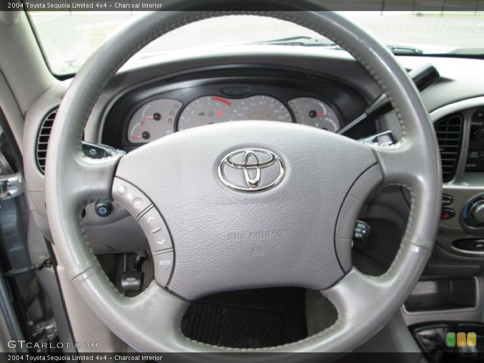 Charcoal Interior Steering Wheel for the 2004 Toyota Sequoia Limited 4x4 #75791846