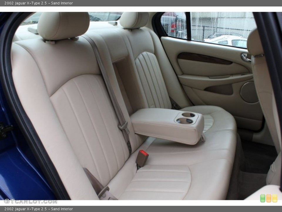 Sand Interior Rear Seat for the 2002 Jaguar X-Type 2.5 #75792748